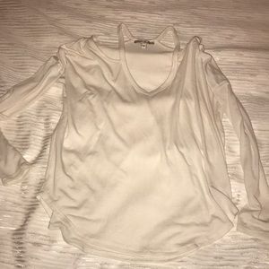 Express White Long Sleeve Shirt